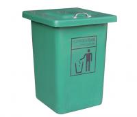 ZLG-1064绿色环保垃圾桶|方形垃圾桶方形玻璃钢垃圾桶