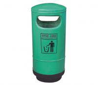 ZLG-1803绿色玻璃钢垃圾桶|防火玻璃钢垃圾桶|耐高温玻璃钢垃圾桶