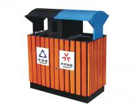 A-1201新款钢木垃圾桶|钢木垃圾桶批发|小区钢木垃圾桶