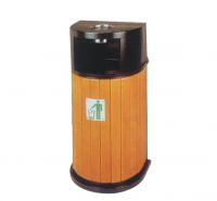 A-1702景区钢木垃圾桶|环保钢木垃圾桶
