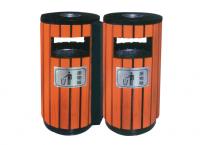 A-1035分类垃圾桶|钢木垃圾桶|小区钢木垃圾桶