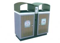 A-1049分类垃圾桶|钢木垃圾桶|小区钢木垃圾桶
